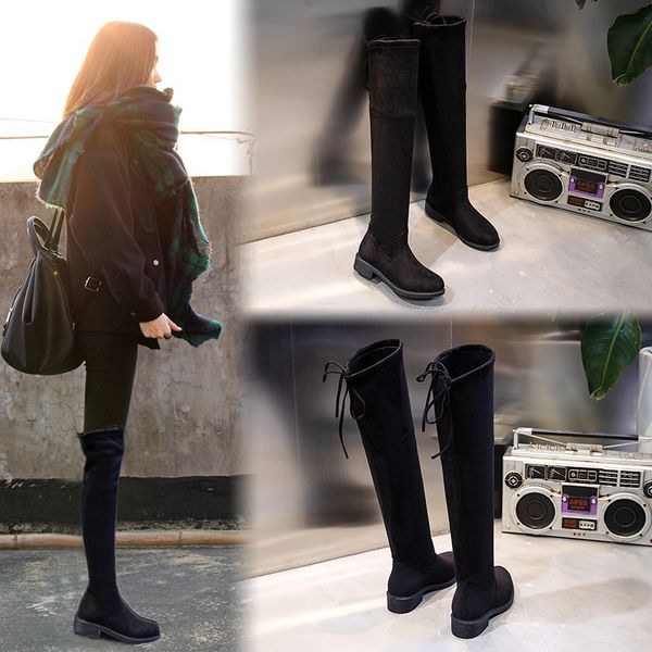 riding equstrian boots autumn winter 2020 new high stretch boots women's thick soles high-cut lace-up warm woman plush, Black
riding equstrian boots autumn winter 2020 new high stretch boots women's thick soles high-cut lace-up warm woman plush, Black