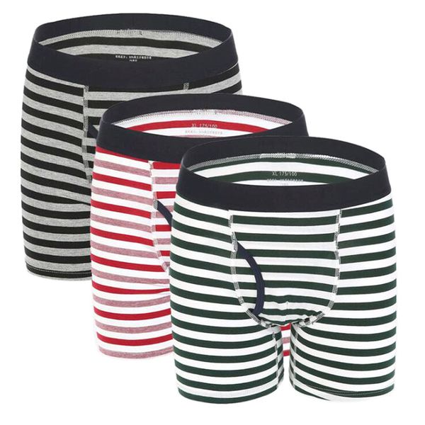 men's underwear cotton stripe boxers soft stretch comfortble boxer super big size 7xl men male boxer shorts underwears 015, Black;white
men's underwear cotton stripe boxers soft stretch comfortble boxer super big size 7xl men male boxer shorts underwears 015, Black;white