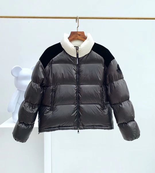 women's short down jacket loose high collar down jacket stitching letter print jacket ladies black thick warm winter brand 2019 new aa8
women's short down jacket loose high collar down jacket stitching letter print jacket ladies black thick warm winter brand 2019 new aa8