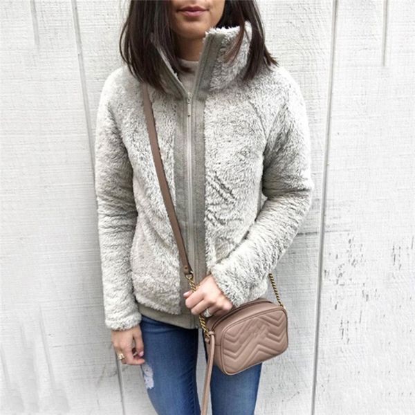 faux fur jacket coat winter warm zipper turtle hairly jacket women autumn ladies outerwear female overcoat, Black;brown
faux fur jacket coat winter warm zipper turtle hairly jacket women autumn ladies outerwear female overcoat, Black;brown