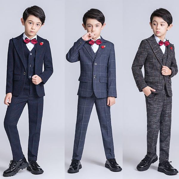 yuanlu 6pcs kids suit blazer formal boys suits for wedding party costume british style children clothes autumn, Black
yuanlu 6pcs kids suit blazer formal boys suits for wedding party costume british style children clothes autumn, Black