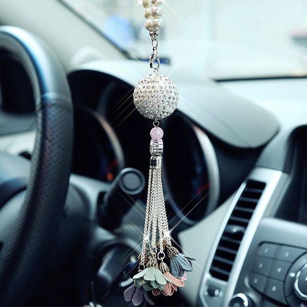 charm car pendant crystal ball flower automobile decor auto interior rearview mirror hanging ornament car accessories for gifts
charm car pendant crystal ball flower automobile decor auto interior rearview mirror hanging ornament car accessories for gifts