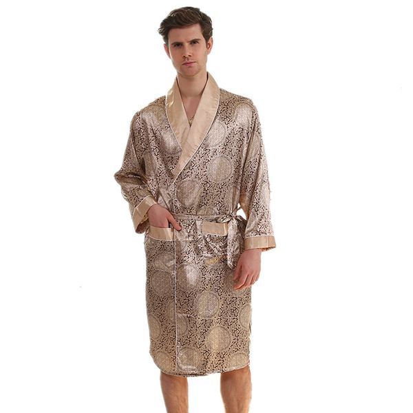 men's bathrobe silk nightgown summer satin long-sleeved home clothes plus size bath robe kimono men -5xl, Black;brown
men's bathrobe silk nightgown summer satin long-sleeved home clothes plus size bath robe kimono men -5xl, Black;brown
