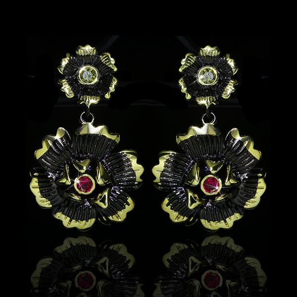 women's vintage jewelry two tone tungsten rose flower dangle earrings retro trendy wedding party drops earrings chic jewelry, Silver
women's vintage jewelry two tone tungsten rose flower dangle earrings retro trendy wedding party drops earrings chic jewelry, Silver