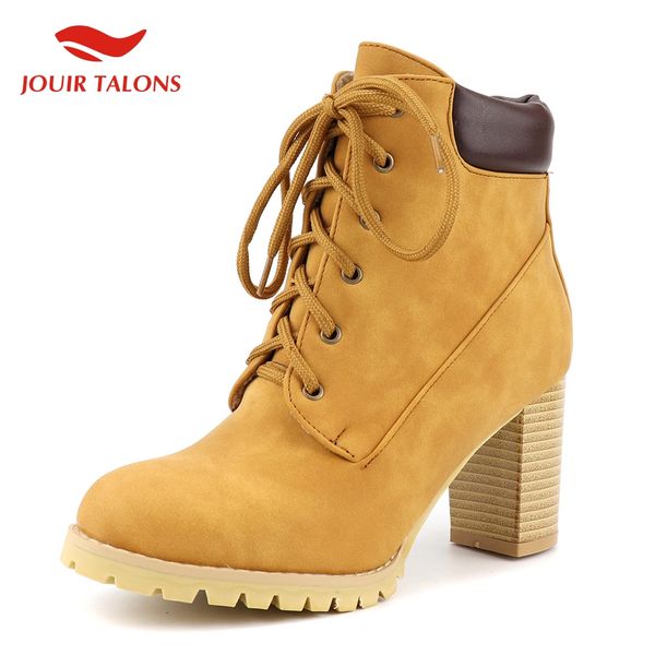 british high heels western boots women winter ankle boots women 2019 shoelace shoes woman large sizes 43, Black
british high heels western boots women winter ankle boots women 2019 shoelace shoes woman large sizes 43, Black