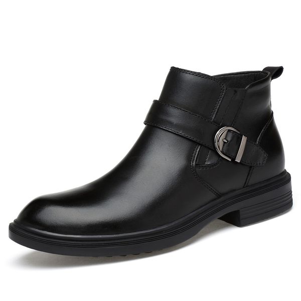High Quality Genuine Leather Winter Men Shoes Ankle Leather Boots Warm Winter Men Boots Fashion Male Boots
High Quality Genuine Leather Winter Men Shoes Ankle Leather Boots Warm Winter Men Boots Fashion Male Boots