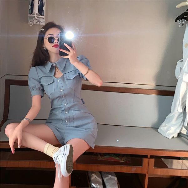summer 2020 new high waist straight tube shorts bubble short sleeve hollow shirt one-piece pants women's pants panties, Black;white
summer 2020 new high waist straight tube shorts bubble short sleeve hollow shirt one-piece pants women's pants panties, Black;white