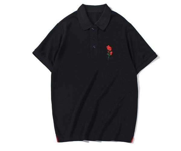 turn down collar rose spider designer polos tees mens teenager embroidery polo shirts summer, White;black
turn down collar rose spider designer polos tees mens teenager embroidery polo shirts summer, White;black