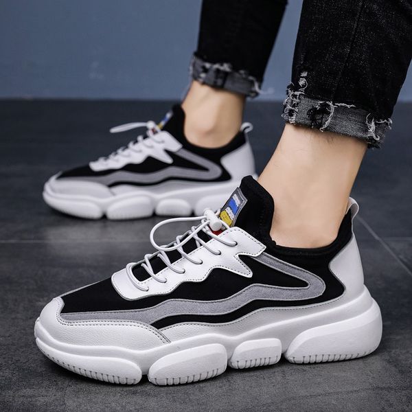 m- fashion new men's casual tie color matching outdoor breathable wear-resistant non-slip trend daily comfortable men's shoes, Black
m- fashion new men's casual tie color matching outdoor breathable wear-resistant non-slip trend daily comfortable men's shoes, Black