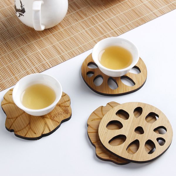 natural bamboo cup coasters lotus leaf shaped heat resistant drinking cup mats pads chinese kong fu tea accessories
natural bamboo cup coasters lotus leaf shaped heat resistant drinking cup mats pads chinese kong fu tea accessories