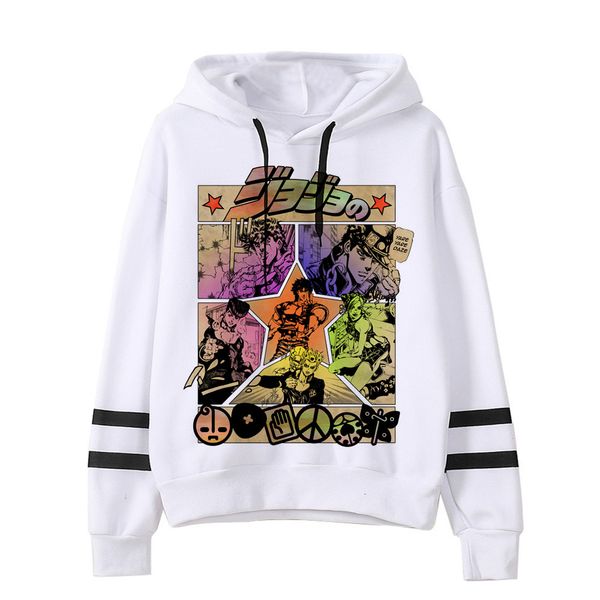jojo bizarre adventure hoodie japanese anime men/women funny sweatshirt harajuku cartoon hip hop vintage clothes male hooded, Black
jojo bizarre adventure hoodie japanese anime men/women funny sweatshirt harajuku cartoon hip hop vintage clothes male hooded, Black