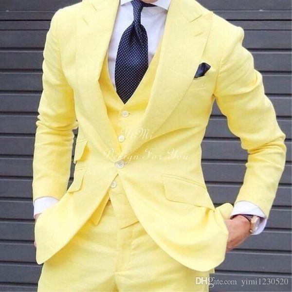 new yellow men suits peaked lapel one button tuxedos suits prom dance suits casual blazer men three pieces jacketvestpant, Black;gray
new yellow men suits peaked lapel one button tuxedos suits prom dance suits casual blazer men three pieces jacketvestpant, Black;gray