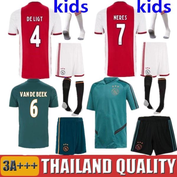 2019 2020 Ajax FC kids kit soccer jerseys 19 20 DE JONG LIGT VAN DE BEEK NERES football uniforms Amsterdam TADIC ZIYECH Camisetas
2019 2020 Ajax FC kids kit soccer jerseys 19 20 DE JONG LIGT VAN DE BEEK NERES football uniforms Amsterdam TADIC ZIYECH Camisetas