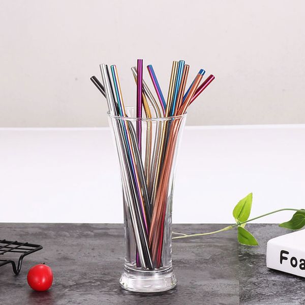 7 colors new portable reusable stainless steel straw straight bent straws drinking pearl milk tea tool wedding gift
7 colors new portable reusable stainless steel straw straight bent straws drinking pearl milk tea tool wedding gift