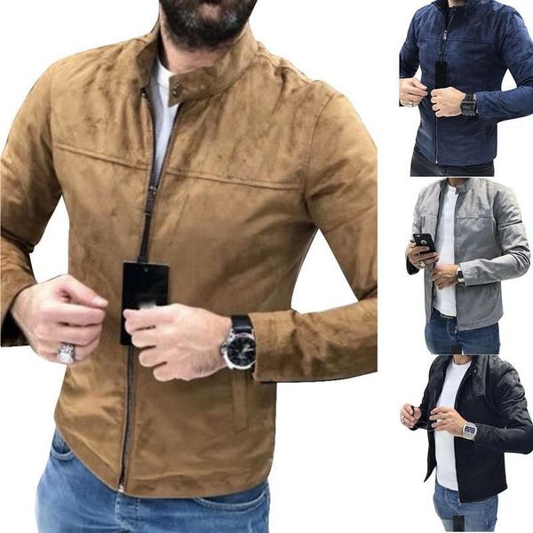 brand autumn motorcycle suede jacket men men 's jackets jaqueta de couro masculina mens coats fashion breathable size m-3xl, Black;brown
brand autumn motorcycle suede jacket men men 's jackets jaqueta de couro masculina mens coats fashion breathable size m-3xl, Black;brown