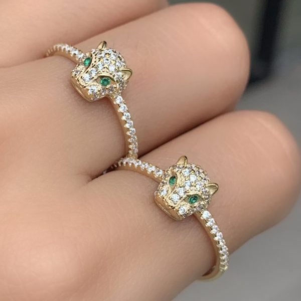 cute animal leopard ring gold filled micro pave cz engagement band fashion stunning women jewelry, Slivery;golden
cute animal leopard ring gold filled micro pave cz engagement band fashion stunning women jewelry, Slivery;golden