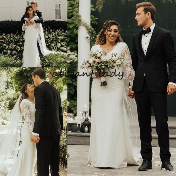 vintage white mermaid country wedding dresses v-neck long sleeve lace appliques satin robe de mariee bridal dress sweep train wedding gowns
vintage white mermaid country wedding dresses v-neck long sleeve lace appliques satin robe de mariee bridal dress sweep train wedding gowns