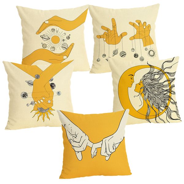 45*45cm creative hand flower cotton linen throw pillow case home sofa soft cushion cover
45*45cm creative hand flower cotton linen throw pillow case home sofa soft cushion cover