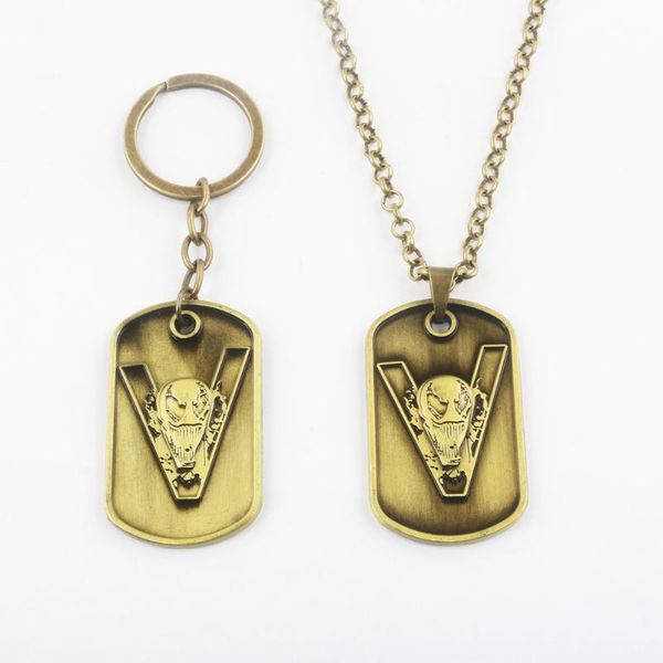 movie venom keychains ancient bronze superhero keyring for keys men car women bag accessories, Silver
movie venom keychains ancient bronze superhero keyring for keys men car women bag accessories, Silver