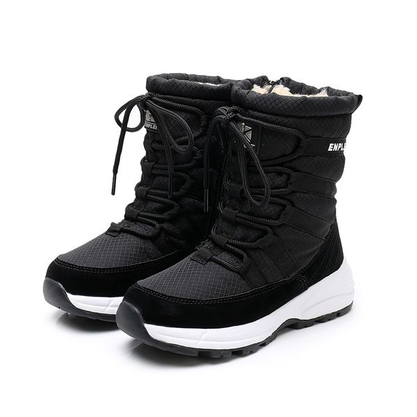 2019 new winter platform women boots children anti-slip snow boots shoes for girl and boys big kids waterproof warm winter shoes, Black
2019 new winter platform women boots children anti-slip snow boots shoes for girl and boys big kids waterproof warm winter shoes, Black