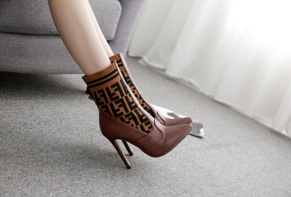 2019 Fashion Ankle Elastic Sock Boots Fine heel High Heels Stretch Women Autumn Sexy Booties Pointed Toe Women Pump Size 42 fd335-81
2019 Fashion Ankle Elastic Sock Boots Fine heel High Heels Stretch Women Autumn Sexy Booties Pointed Toe Women Pump Size 42 fd335-81