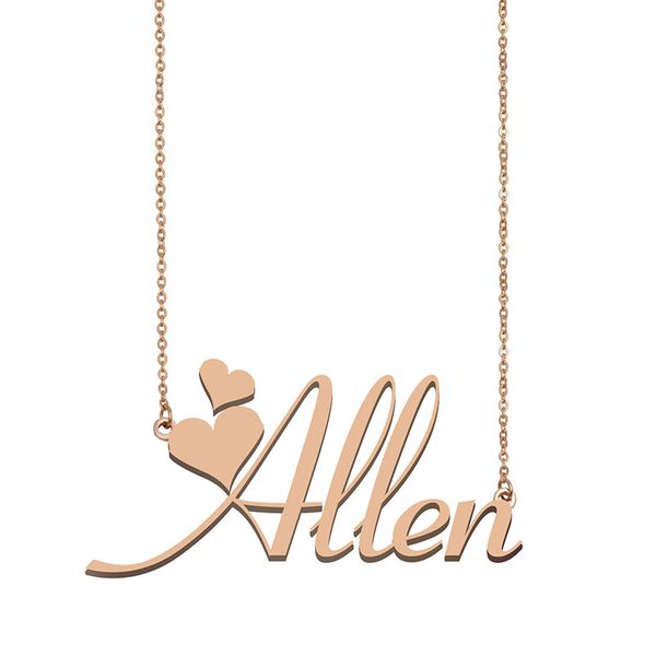 allen name necklace pendant for women girlfriend gifts custom nameplate children friends jewelry 18k gold plated stainless steel, Silver
allen name necklace pendant for women girlfriend gifts custom nameplate children friends jewelry 18k gold plated stainless steel, Silver