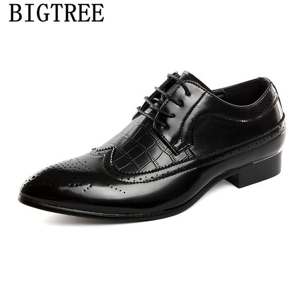 brogue shoes men formal coiffeur oxford shoes for men italian evening dress wedding classic wedding dress buty, Black
brogue shoes men formal coiffeur oxford shoes for men italian evening dress wedding classic wedding dress buty, Black