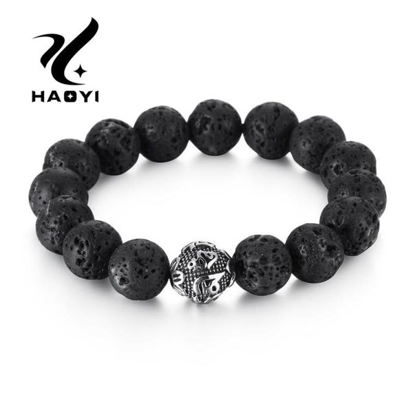 haoyi fashion bracelet natural stone stainless steel volcanic rock obsidian bracelet for men beads, Black
haoyi fashion bracelet natural stone stainless steel volcanic rock obsidian bracelet for men beads, Black