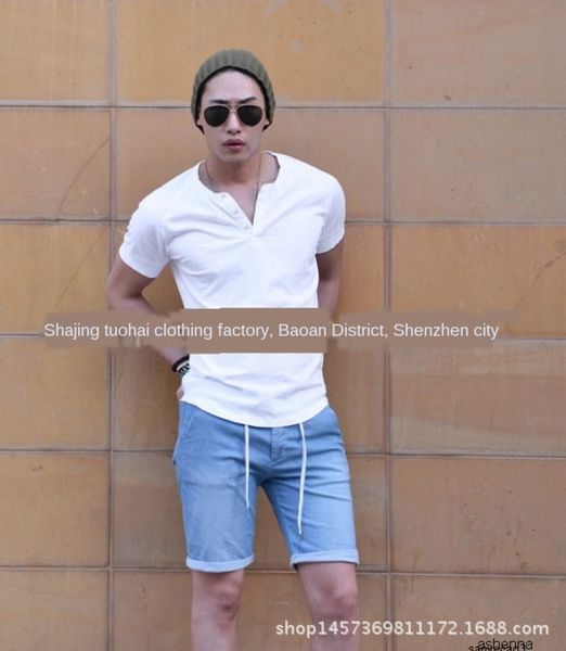 mens designer t shirt men's wear year element men's wear personality button solid color male grch, White;black
mens designer t shirt men's wear year element men's wear personality button solid color male grch, White;black