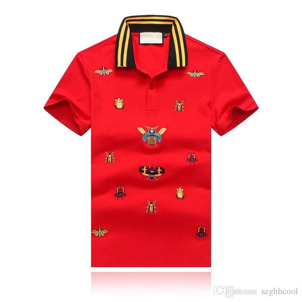 новых menswear дизайнер футболка карамель beetle вышитого отворот конструктор polo футболка желтого полосатой воротник 19ss лета, White;black
новых menswear дизайнер футболка карамель beetle вышитого отворот конструктор polo футболка желтого полосатой воротник 19ss лета, White;black