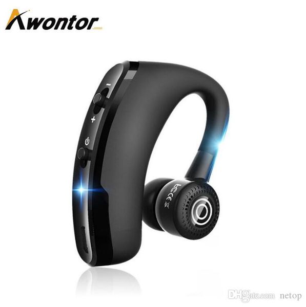 

business v9 bluetooth earphone voyager handphone call upgrade single earhook fro driver dhl shipping