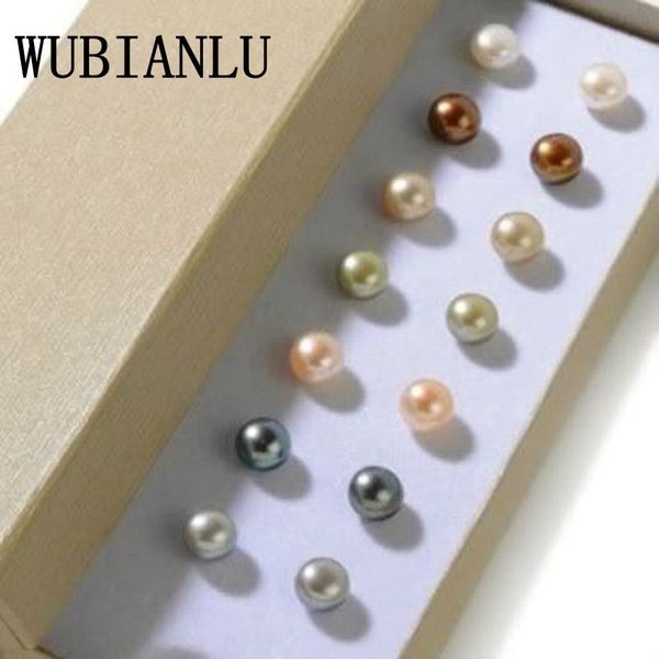 wubianlu new fashion 7 sets 8mm multicolor cultured pearl shell stud earrings for women jewelry design wholesale and retail, Golden
wubianlu new fashion 7 sets 8mm multicolor cultured pearl shell stud earrings for women jewelry design wholesale and retail, Golden