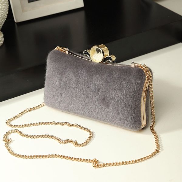 faux fur plush women evening bag fashion solid color handbag and purse party and wedding shoulder bag clutch
faux fur plush women evening bag fashion solid color handbag and purse party and wedding shoulder bag clutch