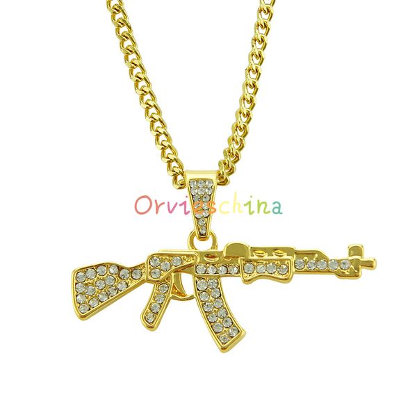 2020 designer necklace new cross-border accessories pistol men's diamond pendant necklace european and american hip-hop style jewelry p, Black
2020 designer necklace new cross-border accessories pistol men's diamond pendant necklace european and american hip-hop style jewelry p, Black