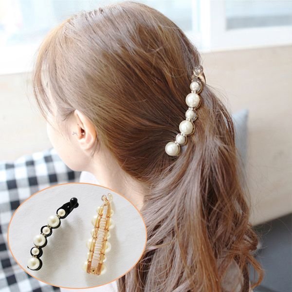 ponytail barrettes simulated pearl black 1pc crystal champagne wedding valentines gift party banana clip exquesite hair clips
ponytail barrettes simulated pearl black 1pc crystal champagne wedding valentines gift party banana clip exquesite hair clips
