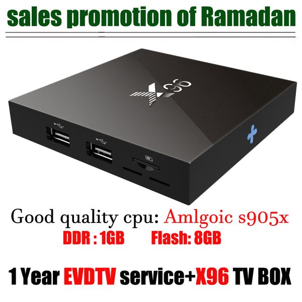 X96 Android tv box S905X evdtv 3300 channels ARABIC Turkish Sports VOD French Africa UK USA Germany Italy Spain OS7.1 IPTV h.265 4k*2k Video
X96 Android tv box S905X evdtv 3300 channels ARABIC Turkish Sports VOD French Africa UK USA Germany Italy Spain OS7.1 IPTV h.265 4k*2k Video