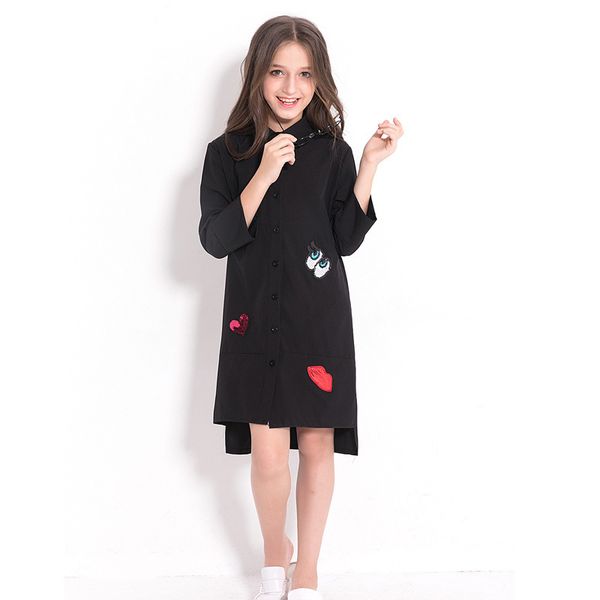 children dress black chiffon blouse for girls teenage girls clothing 5 7 9 10 12 14 years long sleeve sequined kid girl dress, Red;yellow
children dress black chiffon blouse for girls teenage girls clothing 5 7 9 10 12 14 years long sleeve sequined kid girl dress, Red;yellow