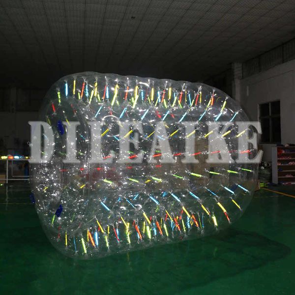 2.4m Inflatable Roller Ball Eco-friendly Pvc Water Entertainment Inflatable Floating Toy Outdoor Rrecreation Equipment