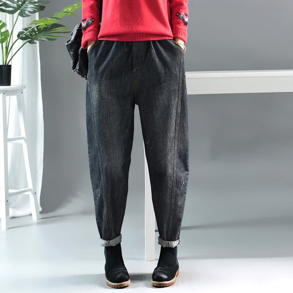 women jeans denim pants trousers bottoms solid retro vintage fashion casual elastic waist az62193221, Blue
women jeans denim pants trousers bottoms solid retro vintage fashion casual elastic waist az62193221, Blue