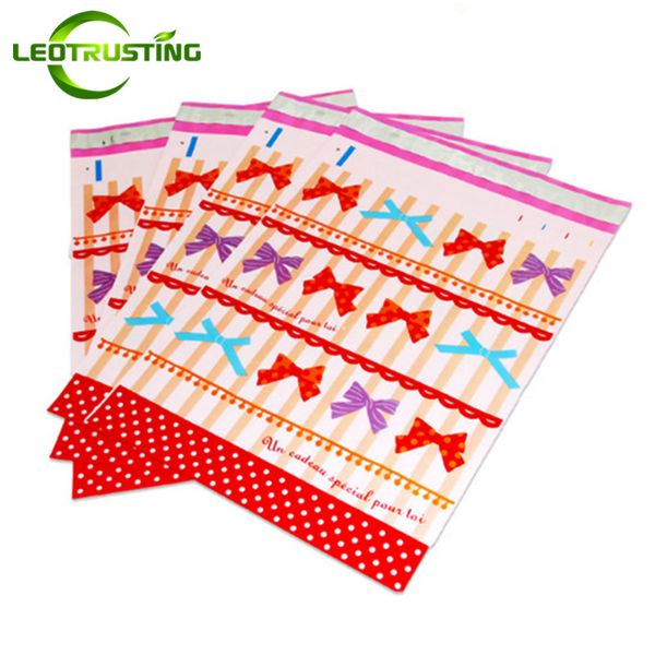 leotrusting 100pcs/lot bow plastic envelope bag self-seal adhesive clothing courier bag mailer postal gift box packaging bags
leotrusting 100pcs/lot bow plastic envelope bag self-seal adhesive clothing courier bag mailer postal gift box packaging bags