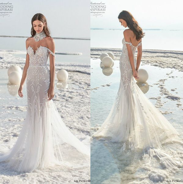 2020 floral mermaid wedding dresses sweetheart backless appliqued lace bridal gown sweep train custom made robes de mariée sell, White
2020 floral mermaid wedding dresses sweetheart backless appliqued lace bridal gown sweep train custom made robes de mariée sell, White