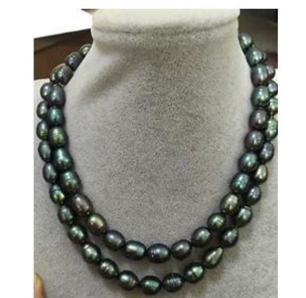 wholesale double strands 12-13mm peacock green baroque pearl necklace 18 inch 19 inch 14k gold clasp, Silver
wholesale double strands 12-13mm peacock green baroque pearl necklace 18 inch 19 inch 14k gold clasp, Silver