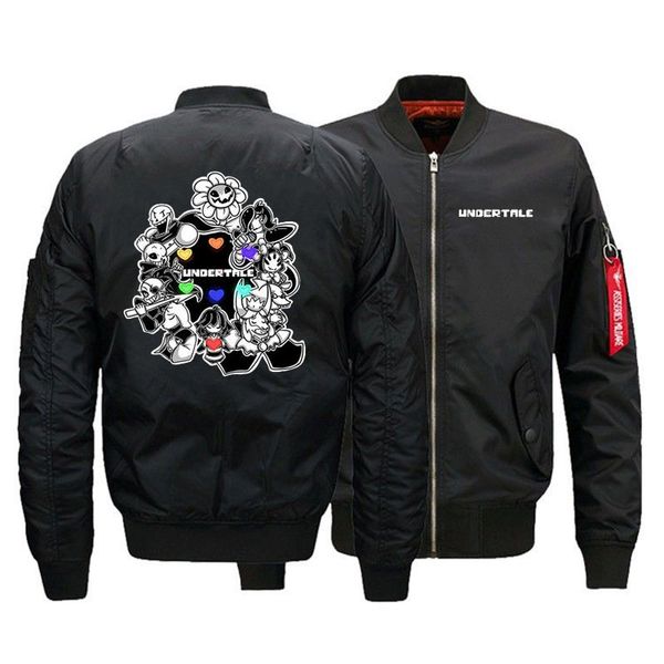 undertale jacket men bomber jacket autumn winter outwear casual thicken flight coat drop ship, Black;brown
undertale jacket men bomber jacket autumn winter outwear casual thicken flight coat drop ship, Black;brown