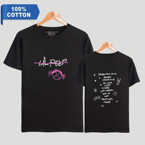 lead 100% cotton rep lil peep t-shirts print women/men harajuku clothes new summer short sleeve kpops t-shirts fashion 4xl, White;black
lead 100% cotton rep lil peep t-shirts print women/men harajuku clothes new summer short sleeve kpops t-shirts fashion 4xl, White;black