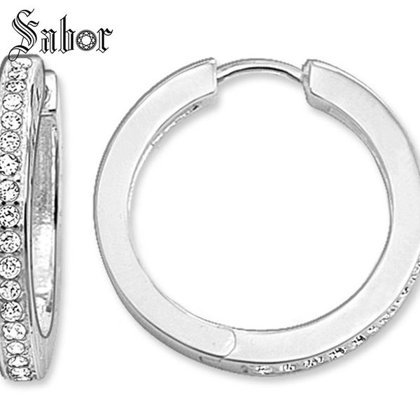 hoop earrings creole cz pave 925 sterling silver gift for women earring zirconia fashion jewelry, Golden
hoop earrings creole cz pave 925 sterling silver gift for women earring zirconia fashion jewelry, Golden