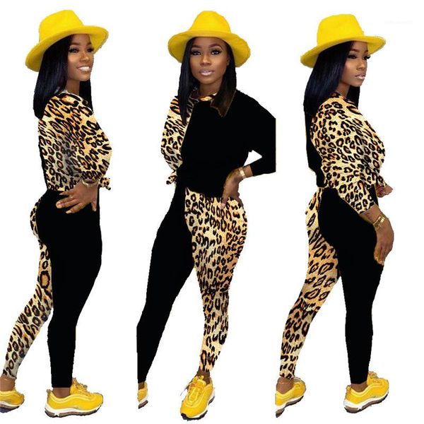 2pcs pants contrast color panelled female sports set outfits autumn womens apparel leopard print women, White
2pcs pants contrast color panelled female sports set outfits autumn womens apparel leopard print women, White