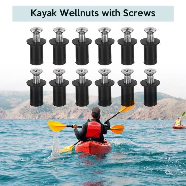 12 set well nuts blind fastener windscreen rivet fishing kayak kayak canoe boat marine with screw m4/m5/m6 well nut
12 set well nuts blind fastener windscreen rivet fishing kayak kayak canoe boat marine with screw m4/m5/m6 well nut