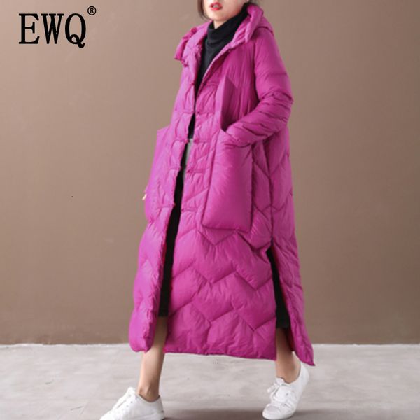 ewq leisure thick hooded plaid parkas full sleeve loose oversize women red long down filled coat 2019 winter new jacket td389, Black
ewq leisure thick hooded plaid parkas full sleeve loose oversize women red long down filled coat 2019 winter new jacket td389, Black