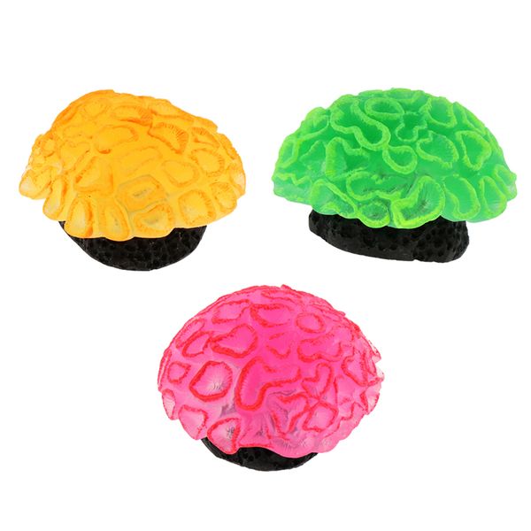 3 x beautiful aquarium decor, glowing artificial silicone coral plant, aquarium reef ornament for fish tank - pink & green & orange
3 x beautiful aquarium decor, glowing artificial silicone coral plant, aquarium reef ornament for fish tank - pink & green & orange