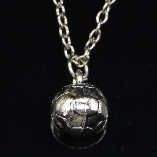 20pcs new fashion necklace 11mm 3d football silver pendants short long women men colar gift jewelry choker
20pcs new fashion necklace 11mm 3d football silver pendants short long women men colar gift jewelry choker